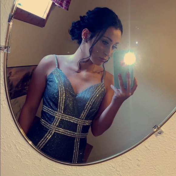 Silver Ombré Prom Dress! - Picture 3 of 3